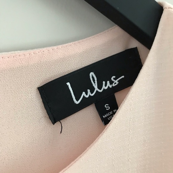 Lulu's | Blush Pink Shift And Shout Shift Dress | Sm - Picture 15 of 15